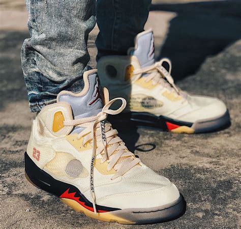 jordan 5 off white shoes.